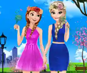 Trò chơi Sisters Spring Day trực tuyến