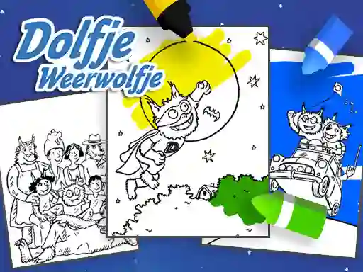 Trò chơi Coloring Alfie The Werewolf trực tuyến