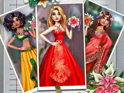 Trò chơi Exotic Wedding Looks trực tuyến