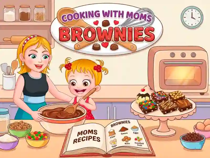 Trò chơi Moms Recipes Brownies trực tuyến