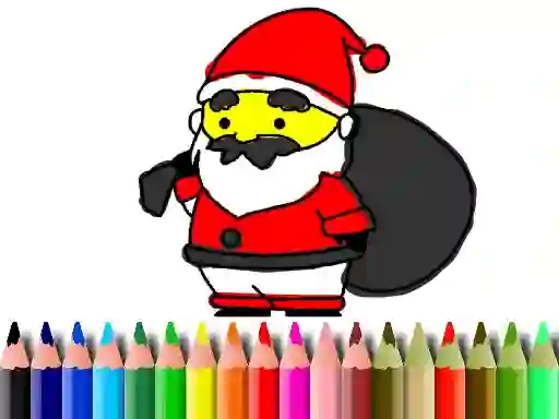 Trò chơi Back To School: Santa Claus Coloring trực tuyến