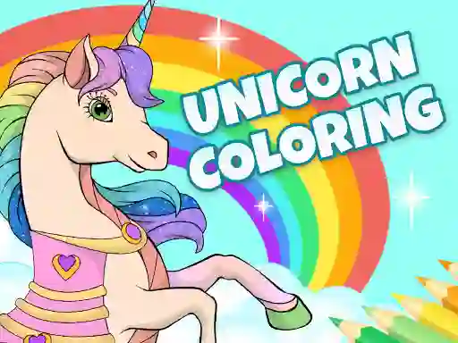 Trò chơi Unicorn Dress Up Coloring Book trực tuyến