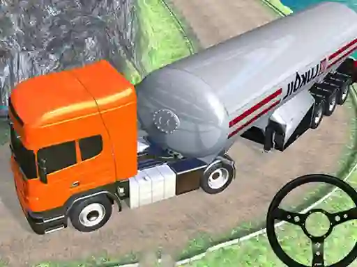 Trò chơi Off road oil tanker transport truck trực tuyến