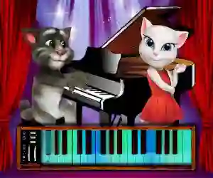 Trò chơi Talking Tom Piano Time trực tuyến