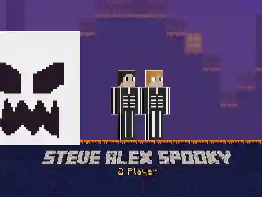 Trò chơi Steve Alex Spooky 2 Player trực tuyến