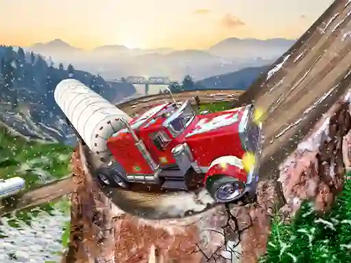 Trò chơi Semi Truck Snow Simulator trực tuyến