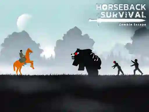 Trò chơi Horseback Survival Zombies Escape trực tuyến