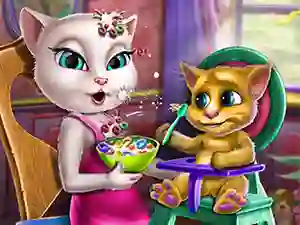 Trò chơi Angela Toddler Feed trực tuyến