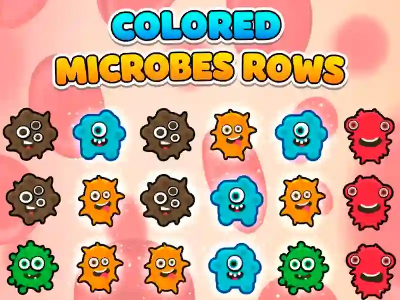 Trò chơi Colored Microbes Rows trực tuyến