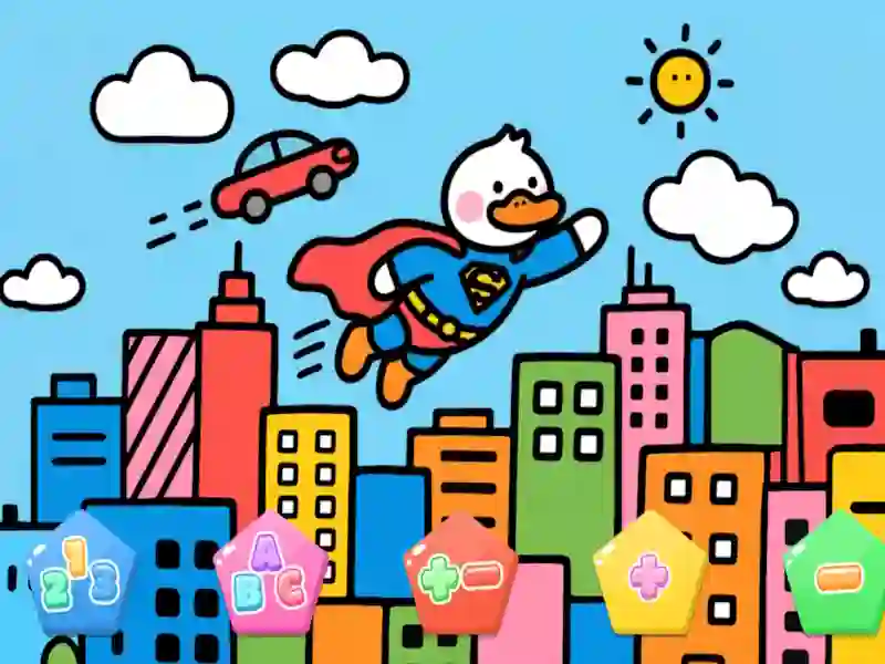 Trò chơi Color By Code Super Duck trực tuyến