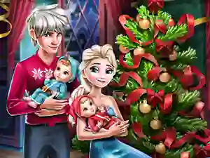 Trò chơi Elsa Family Christmas trực tuyến