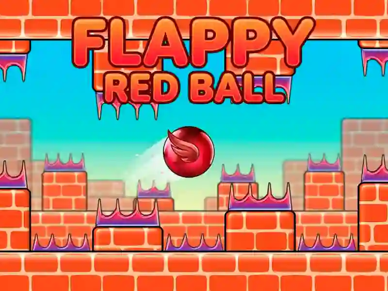 Trò chơi Flappy red ball trực tuyến