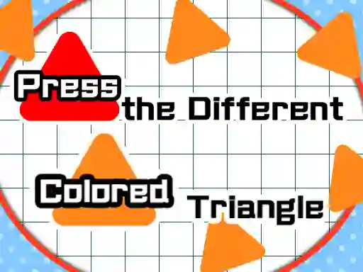 Trò chơi Press The Different Colored Triangle trực tuyến
