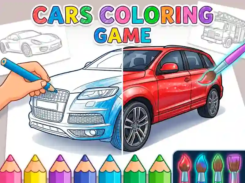 Trò chơi Cars Coloring Game trực tuyến