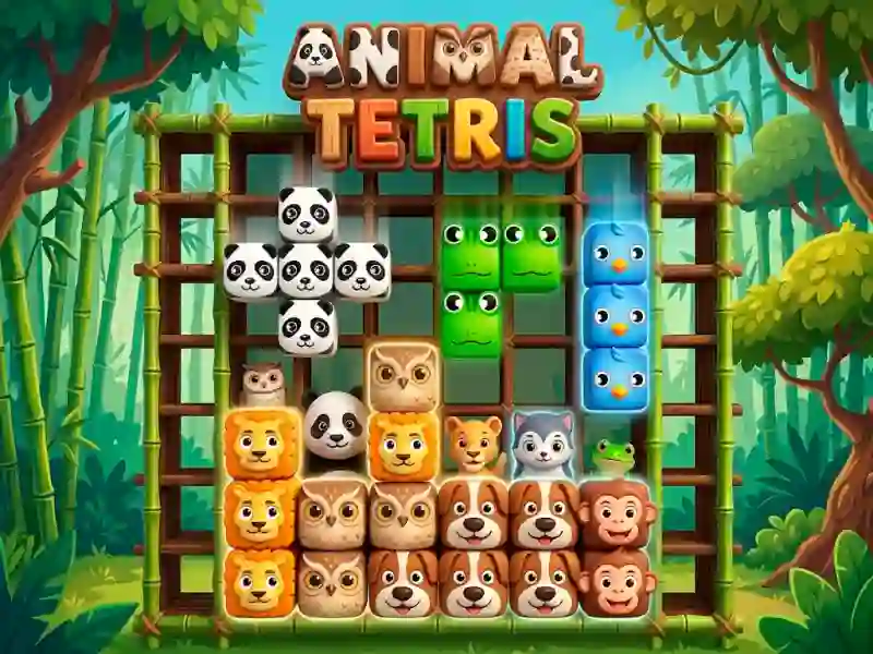Trò chơi Animal Tetris trực tuyến