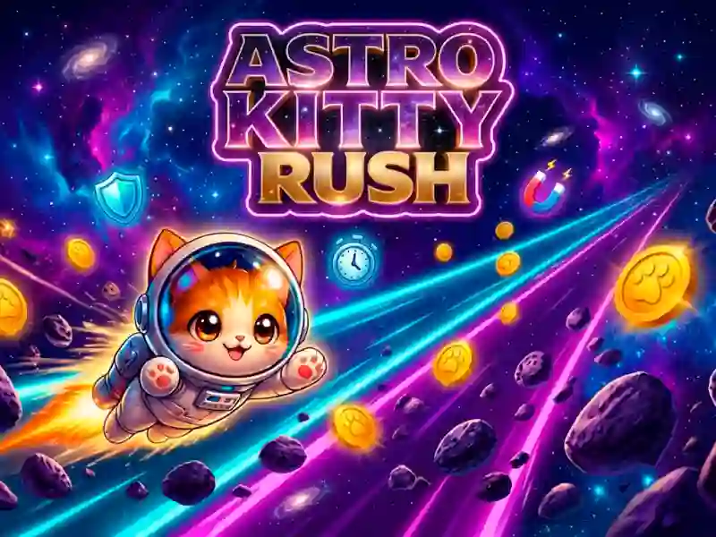Trò chơi Astro Kitty Rush trực tuyến