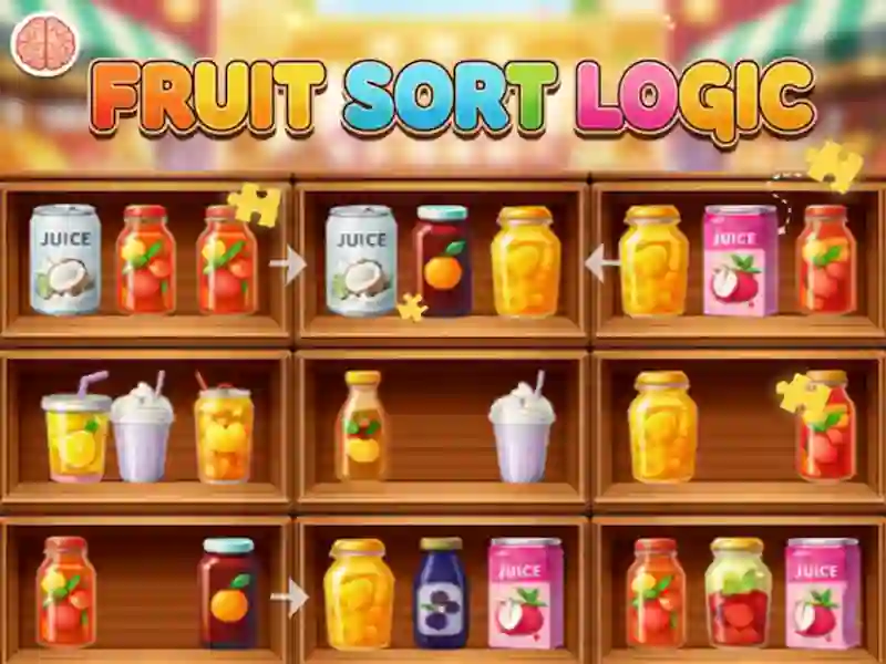 Trò chơi Fruit Sort Logic trực tuyến