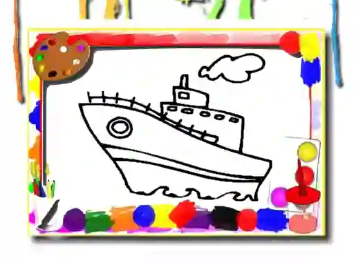 Trò chơi Back To School: Cartoon Coloring Time trực tuyến