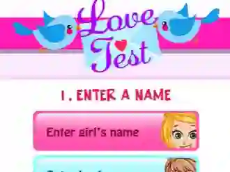 Trò chơi Princess Love Test trực tuyến
