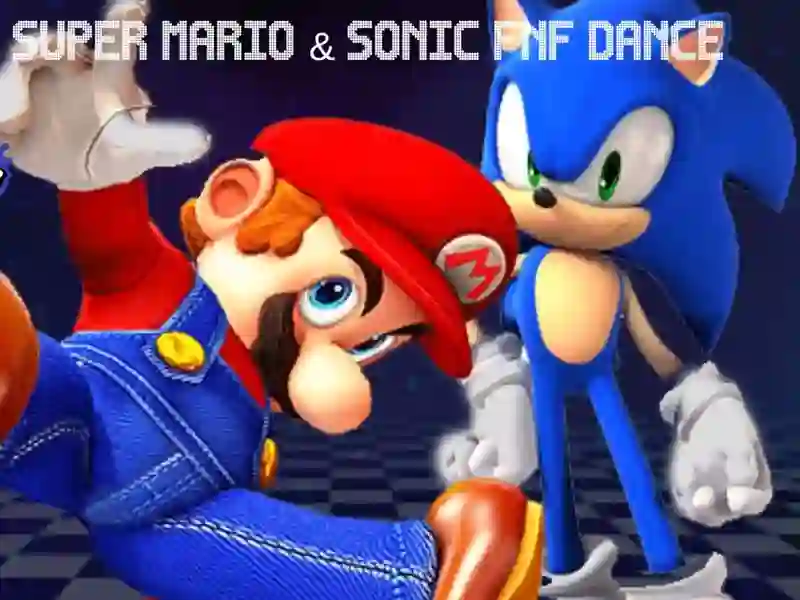 Trò chơi Super Mario & Sonic FNF Dance trực tuyến