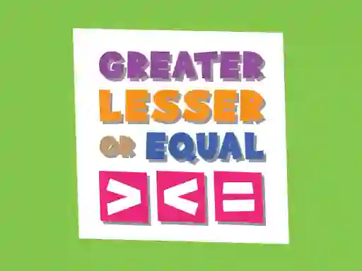Trò chơi Greater Lesser Or Equal trực tuyến