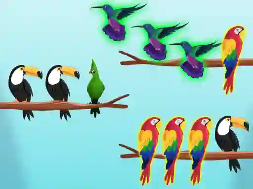 Trò chơi Bird Sort Challenges trực tuyến