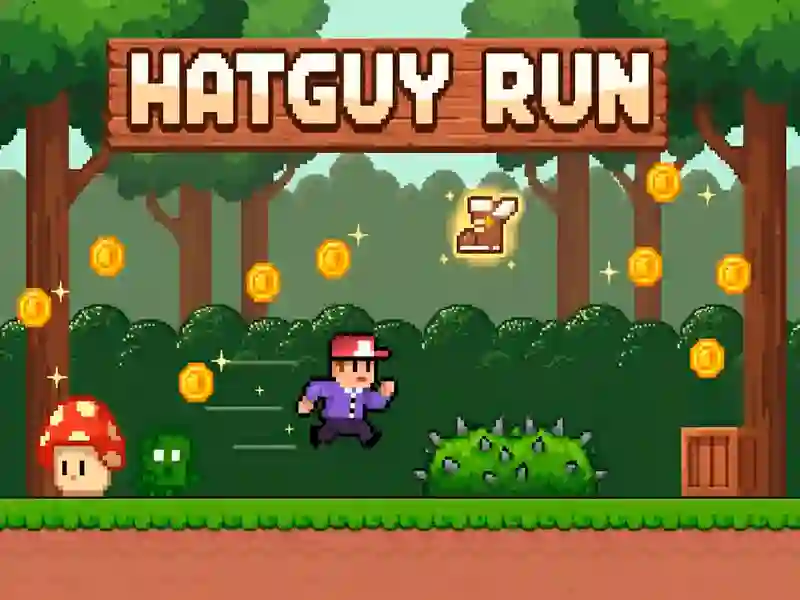 Trò chơi Hatguy Run trực tuyến