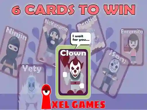 Trò chơi 6 Cards To Win trực tuyến