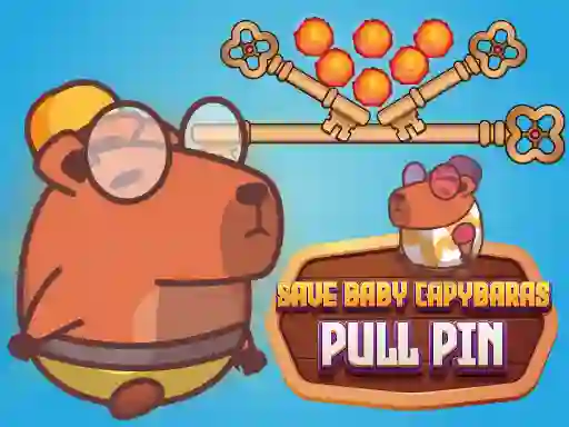 Trò chơi Save Baby Capybaras Pull Pin trực tuyến