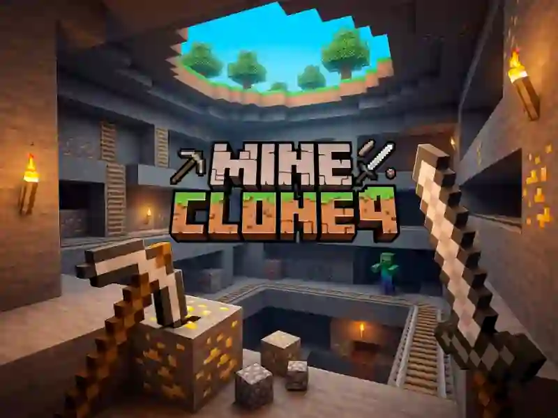 Trò chơi Mine Clone 4 trực tuyến