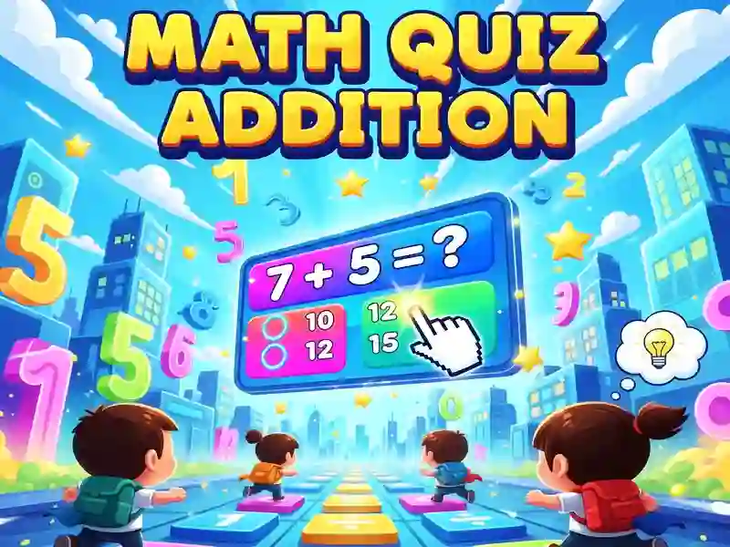 Trò chơi Math Quiz Addition trực tuyến