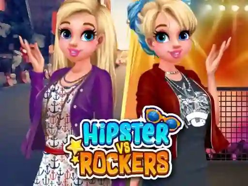 Trò chơi Hipsters vs Rockers trực tuyến