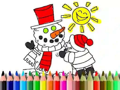 Trò chơi Back To School: Winter Time Coloring trực tuyến