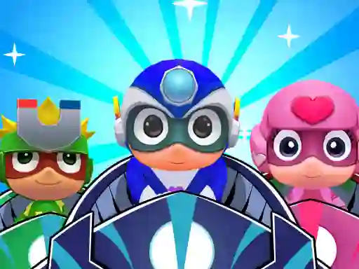 Trò chơi Masks Heroes Racing Kid trực tuyến