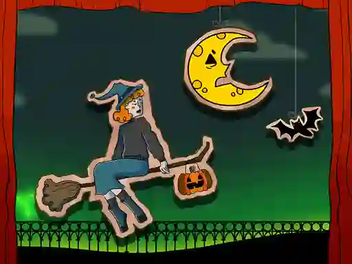 Trò chơi Halloween Witch Fly trực tuyến