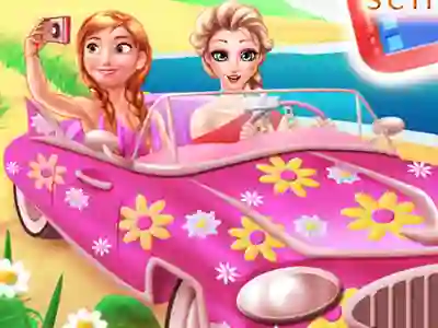 Trò chơi Princesses Road Trip Fun trực tuyến
