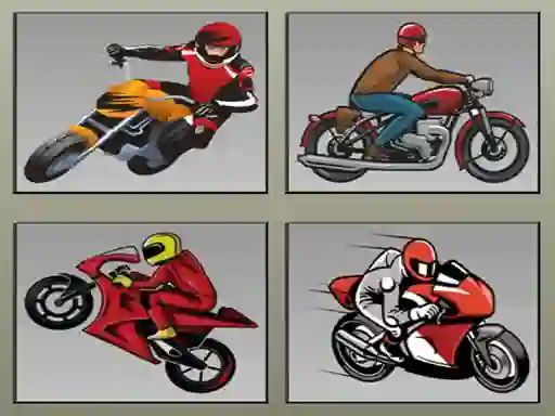 Trò chơi Racing Motorcycles Memory trực tuyến