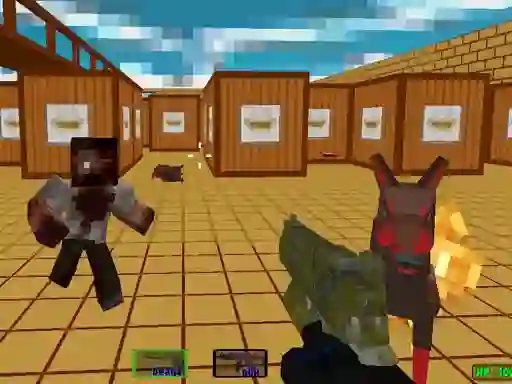 Trò chơi Pixel Swat Zombie Survival trực tuyến
