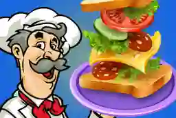 Trò chơi Sandwich Baker trực tuyến