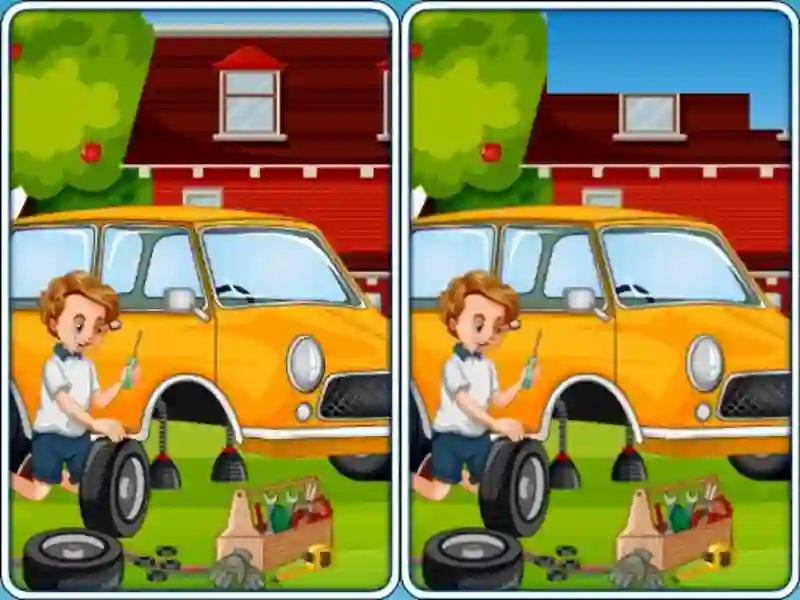 Trò chơi Car Garage Differences trực tuyến