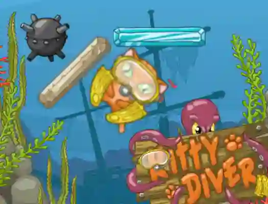 Trò chơi Kitty Diver trực tuyến