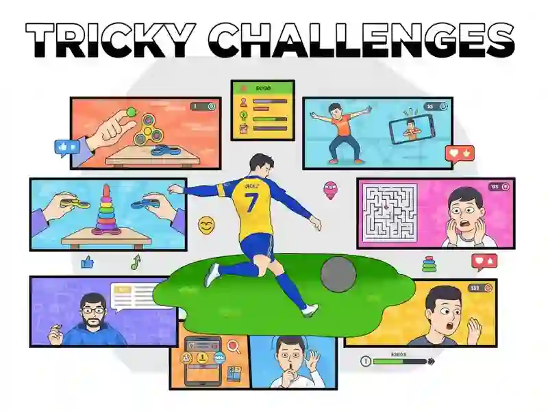 Trò chơi Tricky Challenges trực tuyến