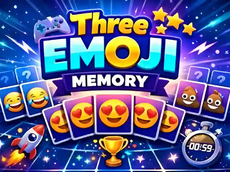 Trò chơi Three Emoji Memory trực tuyến