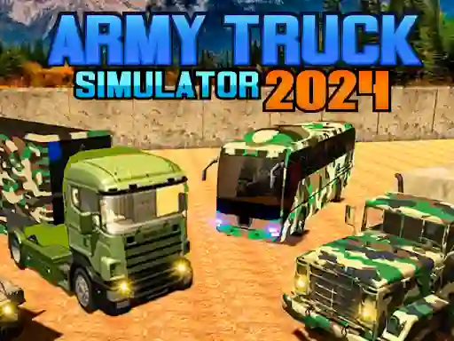 Trò chơi Army Truck Simulator 2024 trực tuyến