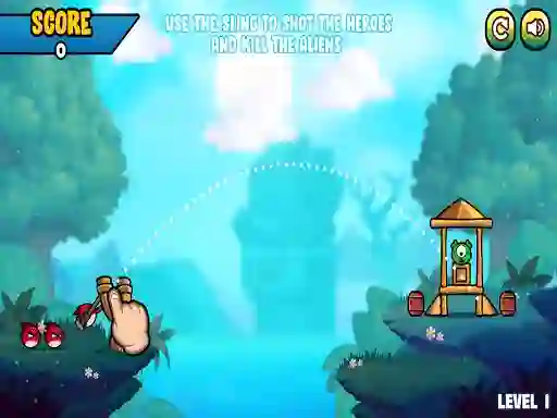 Trò chơi Angry Battle Birds Mania trực tuyến