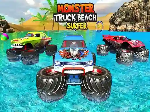 Trò chơi Monster Truck Beach Surfing trực tuyến