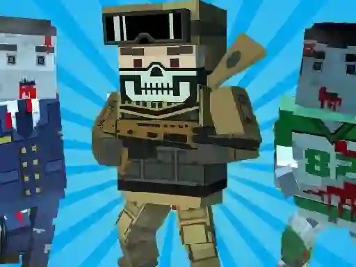 Trò chơi Blocky Shooting Arena 3D Pixel trực tuyến