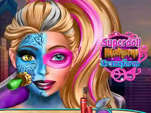 Trò chơi Super Doll Makeup Transform trực tuyến