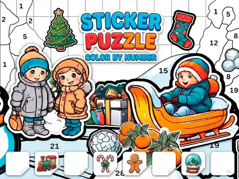 Trò chơi Sticker Book Puzzle: Color By Number trực tuyến