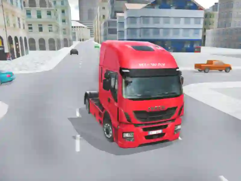 Trò chơi City Driving Truck Simulator 3d trực tuyến